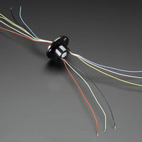 Slip Ring with Flange 22mm diameter 6 wires max 240V @ 2A - circuitrocks