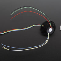 Slip Ring with Flange 22mm diameter 6 wires max 240V @ 2A - circuitrocks
