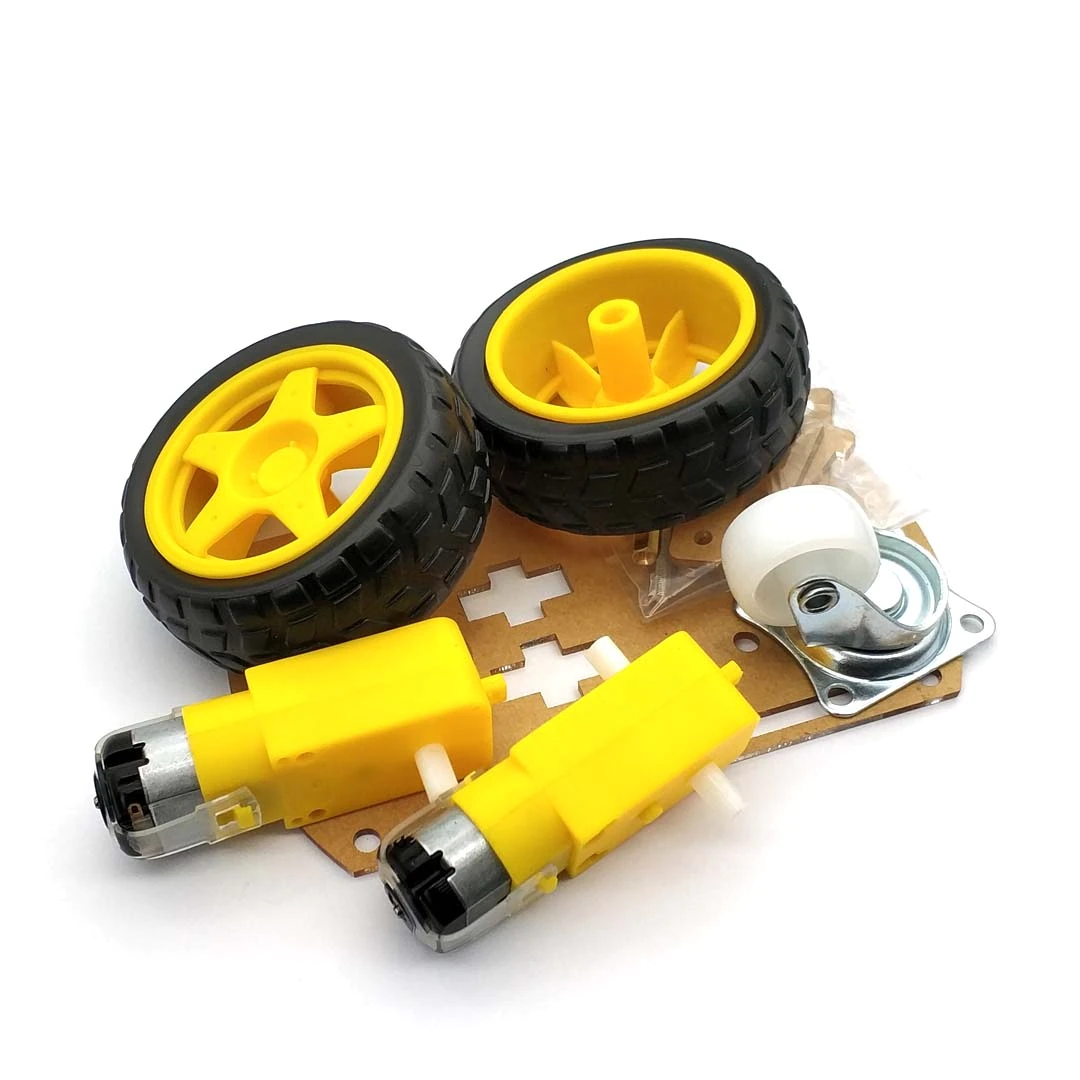 Smart Robot Car 2WD Motor Chassis /Tracing Remote Control Two-wheel Drive Three-wheel Universal