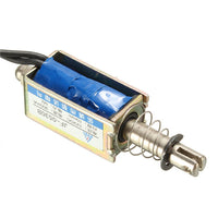 Solenoid JF-0530B Push Pull Open Frame Mini Valve Electromagnet - circuitrocks