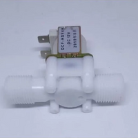 Solenoid Water Valve Plastic Normally Open - circuitrocks