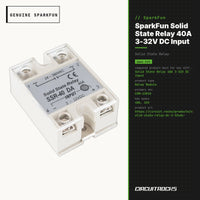 SparkFun Solid State Relay 40A 3-32V DC Input - genuine, circuit.rocks