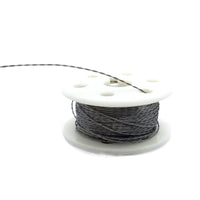 Stainless Thin Conductive Thread - 2 ply - 23 meter/76 ft - circuitrocks