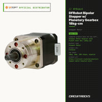 DFRobot Bipolar Stepper w/ Planetary Gearbox 18kg-cm - official distributor, circuit.rocks