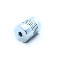 Aluminum Flex Shaft Coupler - 5mm to 5mm for Stepper Motors - circuitrocks