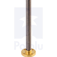 Stepper Motor with 18cm Lead Screw: Bipolar, 200 Steps/Rev, 42×38mm, 2.8V, 1.7 A/Phase - circuitrocks