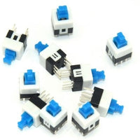 Switch Self-Locking Square DPDT - Push-Push Latching - view 3