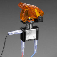 Switch Toggle Illuminated with Cover Yellow - circuitrocks