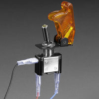 Switch Toggle Illuminated with Cover Yellow - circuitrocks