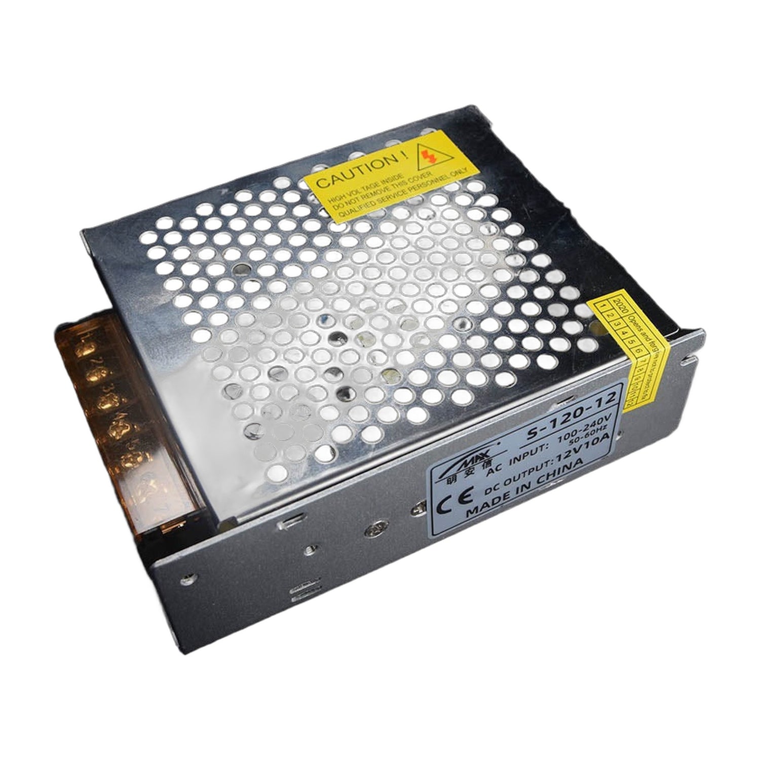 Switching Power Supply 12V 10A 120W - Compact Body - circuit.rocks