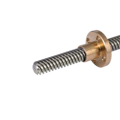 Lead Screw T8 Stainless Steel With Brass Nut Actuators Robotics