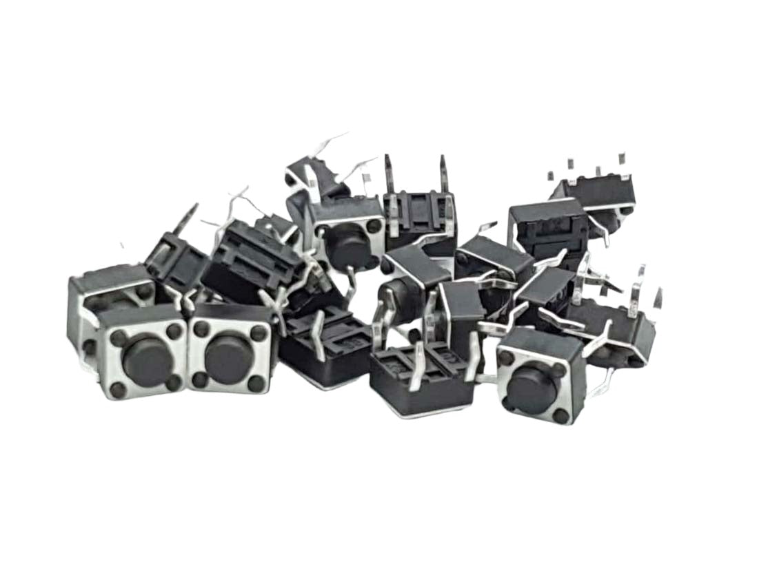 Tactile Button Switch 6mm 20-Pack (2396)