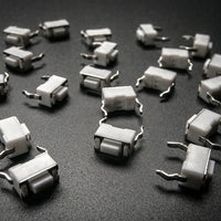Tactile Switch Buttons 6mm slim x 20 pack - circuitrocks