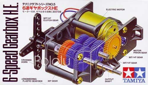 Tamiya 72005 6-Speed Gearbox Kit