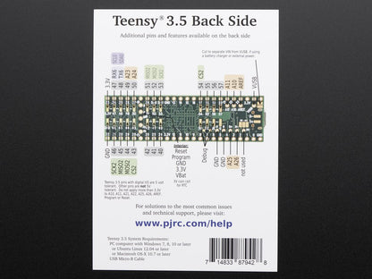 Teensy 3.5 without headers
