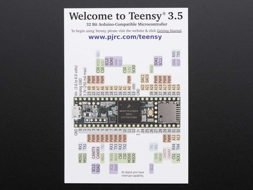 Teensy 3.5 without headers