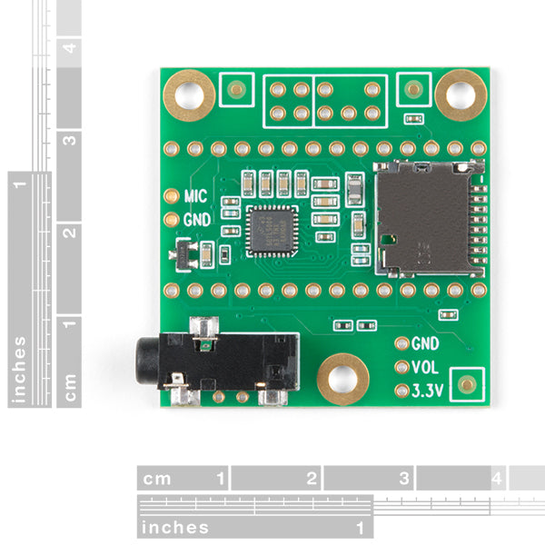 Teensy 4 Audio Shield Rev D - DEV-15845