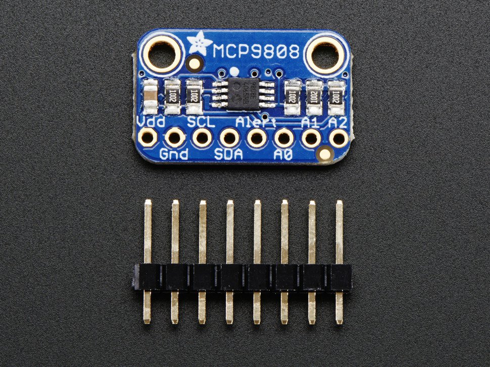 Temperature Sensor MCP9808 High Accuracy I2C Breakout Board