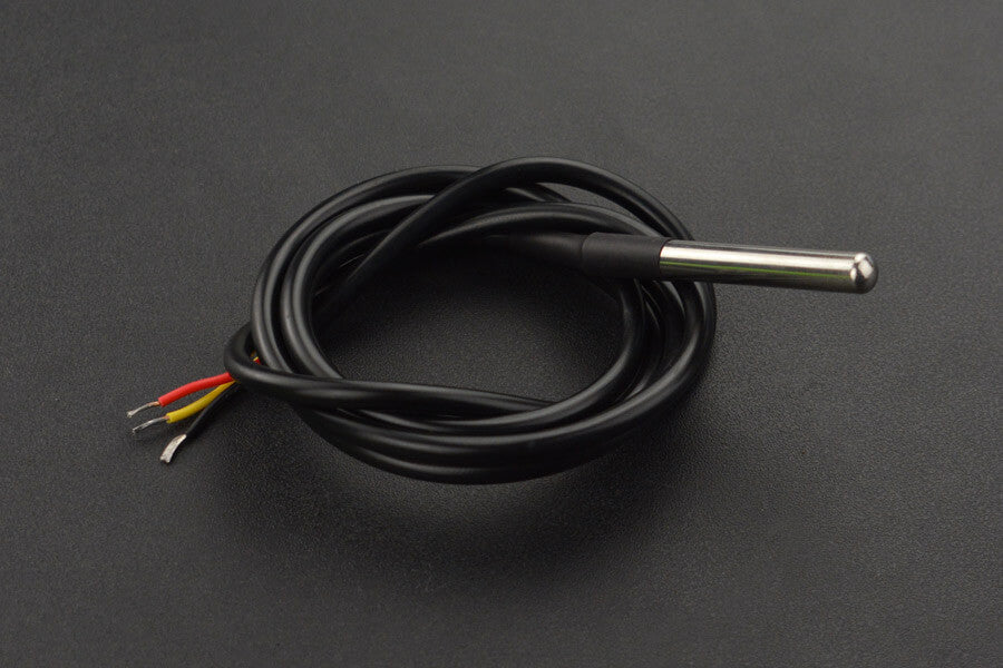 Temperature Waterproof One Wire Sensor DS18B20 3Meters