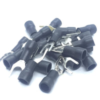 Terminal Lug Spade Connector Black 20PCS - circuitrocks
