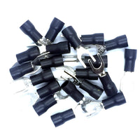 Terminal Lug Spade Connector Black 20PCS - circuitrocks