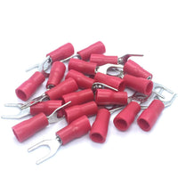 Terminal Lug Spade Connector Red 20PCS - circuitrocks