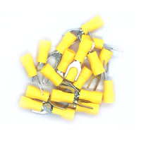 Terminal Lug Spade Connector Yellow 20PCS - circuitrocks