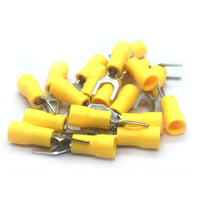 Terminal Lug Spade Connector Yellow 20PCS - circuitrocks