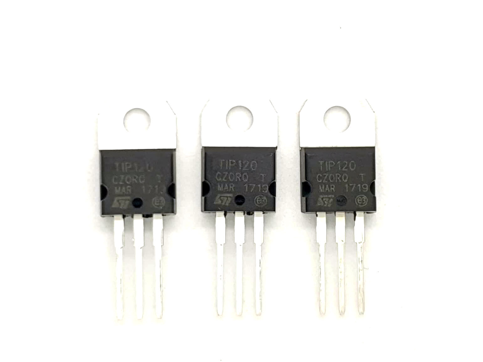 10x Transistor STMicroelectronics TIP120 – Power Darlington NPN TO220 – Lotto Da 10 Pezzi - Foto 1