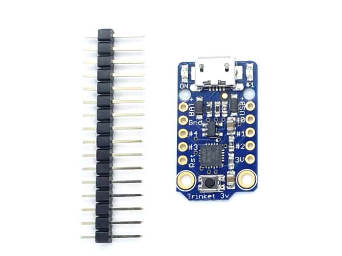 Trinket Adafruit Mini Microcontroller - 3.3V Logic - MicroUSB