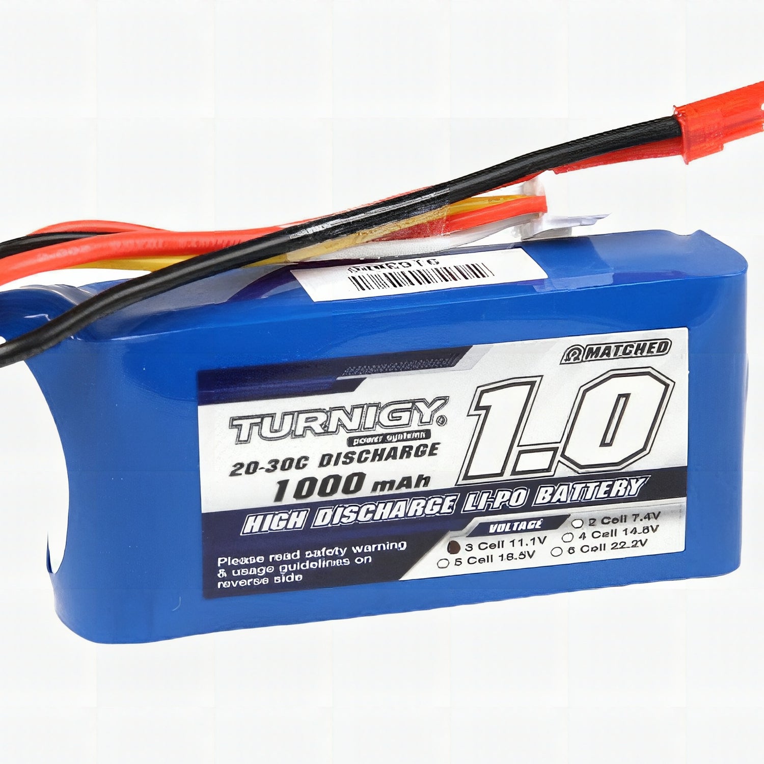 Turnigy 1000mAh 3S 20C LiPo Pack - 11.1V RC Drone Battery