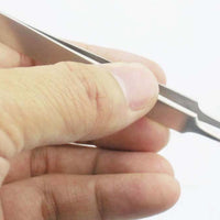 Basic Stainless Steel Tweezers - Precision Pointed Tip - circuitrocks