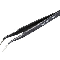 Fine Tip Curved ESD-Safe Tweezers 120mm