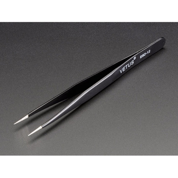 Tweezers ESD safe 135mm Vetus - circuitrocks