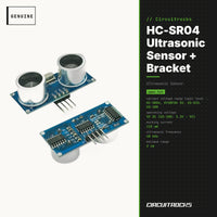HC-SR04 Ultrasonic Sensor + Bracket - genuine, circuit.rocks