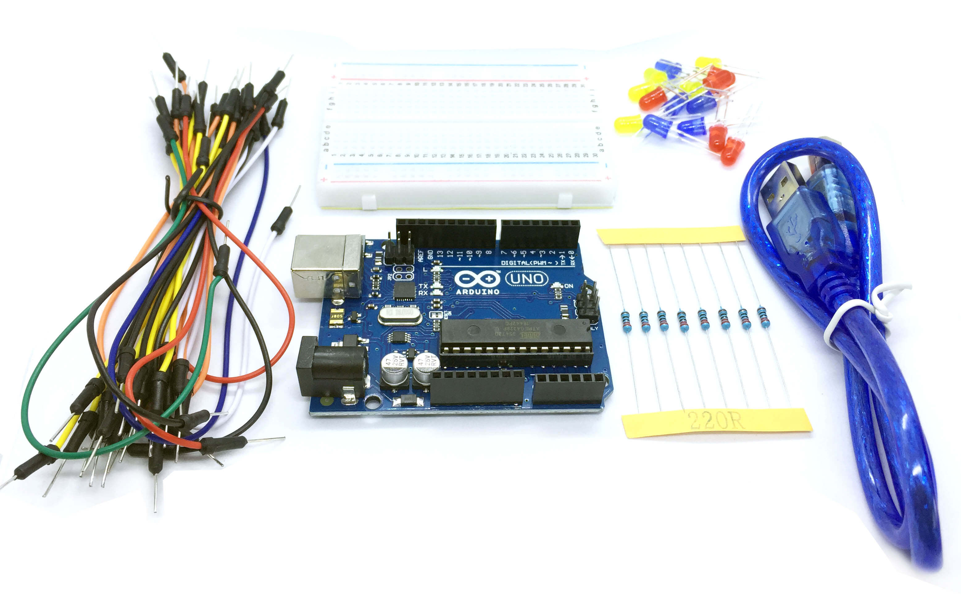 Arduino Uno R3 Starter Kit with LED Resistor Wires Philippines ...