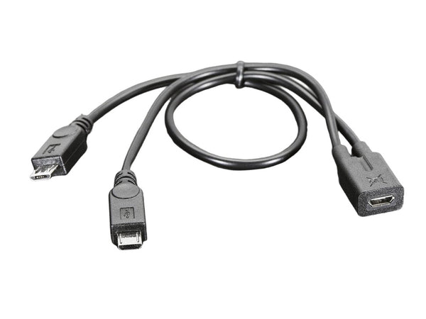 USB 2-Way Micro-B Y-Splitter Cable (3030)