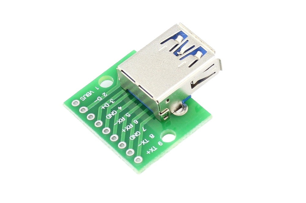 USB 3.0 Type-A Female Connector Breakout (PPB8009U3D)