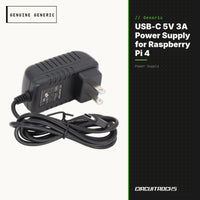 USB-C 5V 3A Power Supply for Raspberry Pi 4 - genuine, circuit.rocks