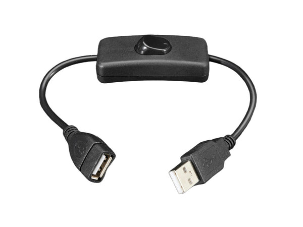 USB Cable with Switch USB A socket / USB A | Circuitrocks