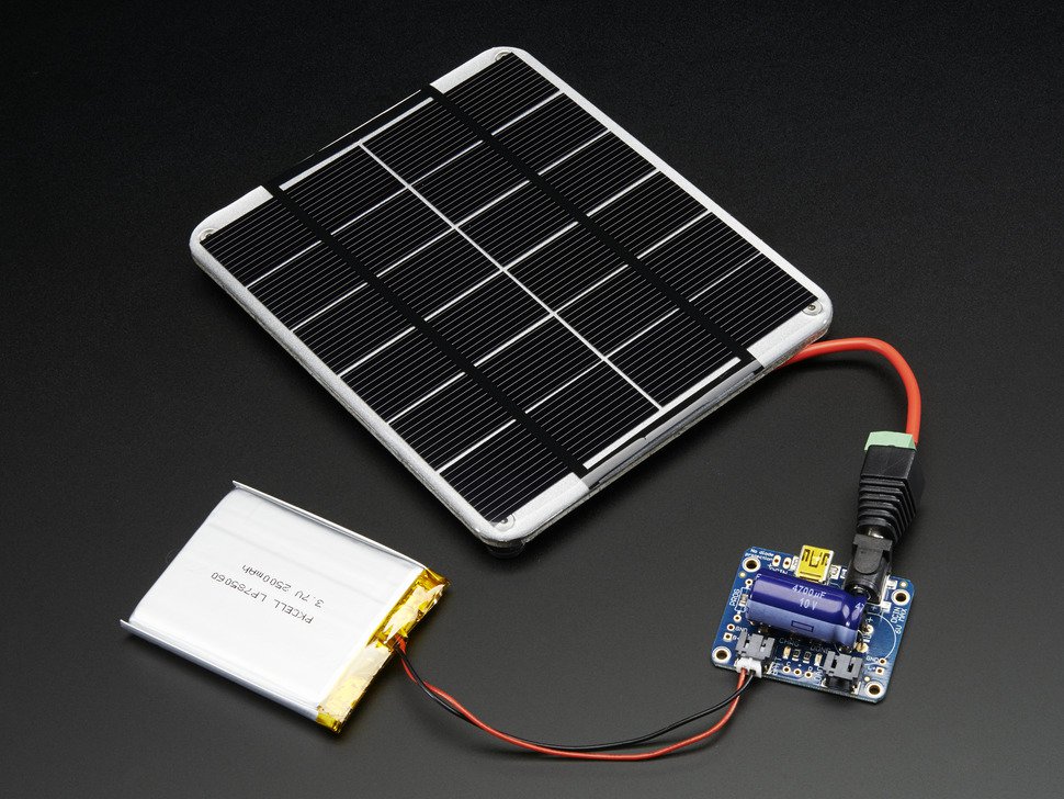 USB / DC / Solar Lithium Ion/Polymer charger v2