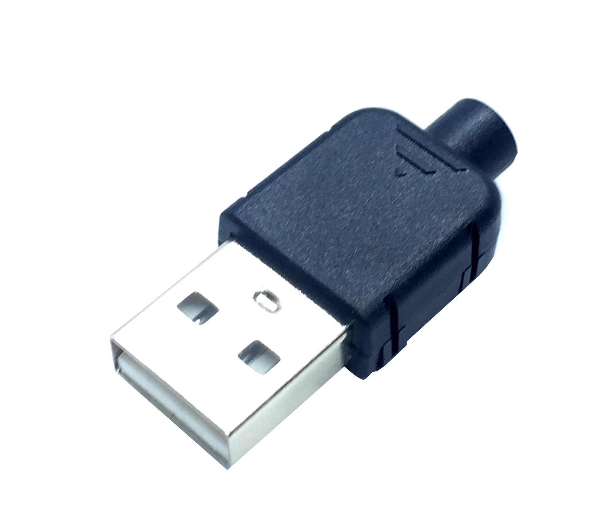 USB DIY Connector Shell Type A Male Plug Philippines | Circuitrocks
