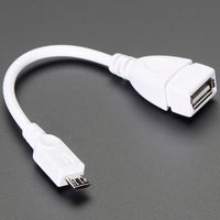 USB OTG Host Cable - MicroB OTG Male to USB-A Female - view 3