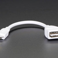 USB OTG Host Cable - MicroB OTG Male to USB-A Female - view 5