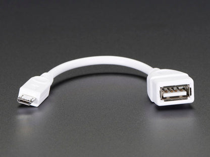 USB OTG Host Cable MicroB OTG male to A female