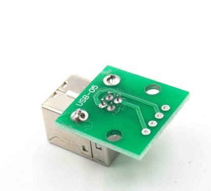 USB Type-B Connector Breakout Board