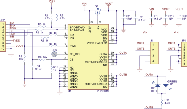 VNH5019 Motor Driver Carrier