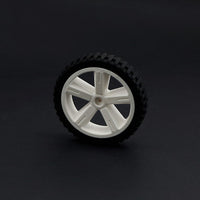 Wheel D80mm Silicone For TT Motor - DFRobot FIT0500 image 3