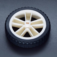 Wheel D80mm Silicone For TT Motor - DFRobot FIT0500 image 4