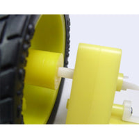 Wheel Rubber Tire A2WD 65mm - circuitrocks